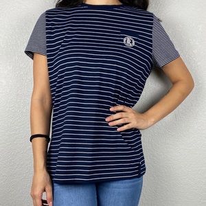 🌻 Blue and white stripped Ralph Lauren T-shirt